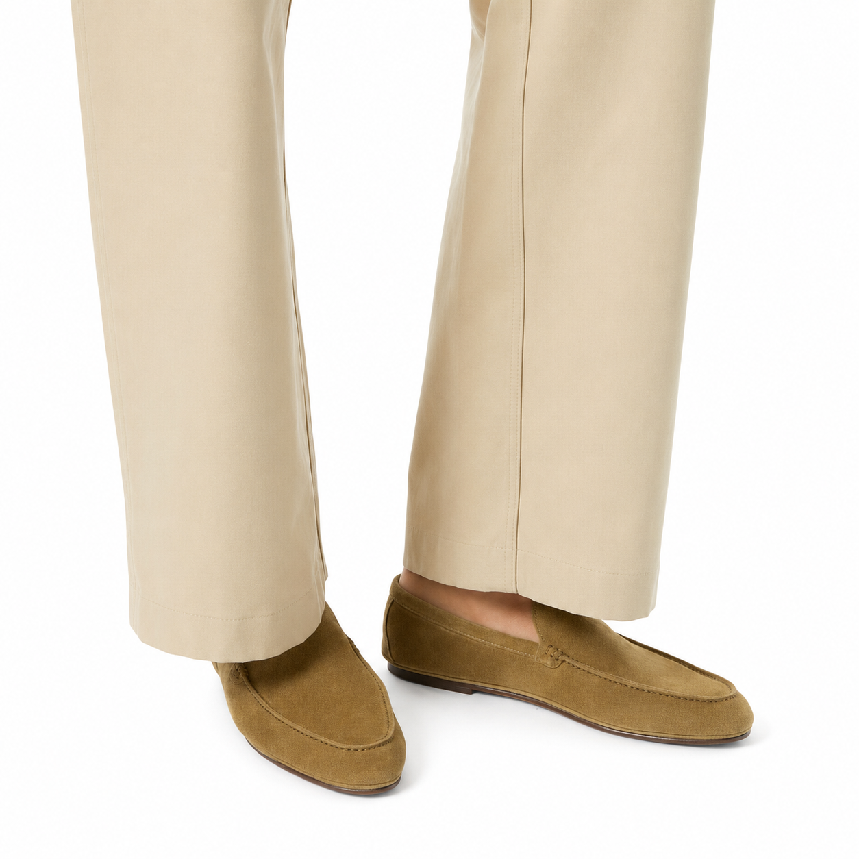 Loro Piana Mokassin Summer Anton Walk - Savana Bark