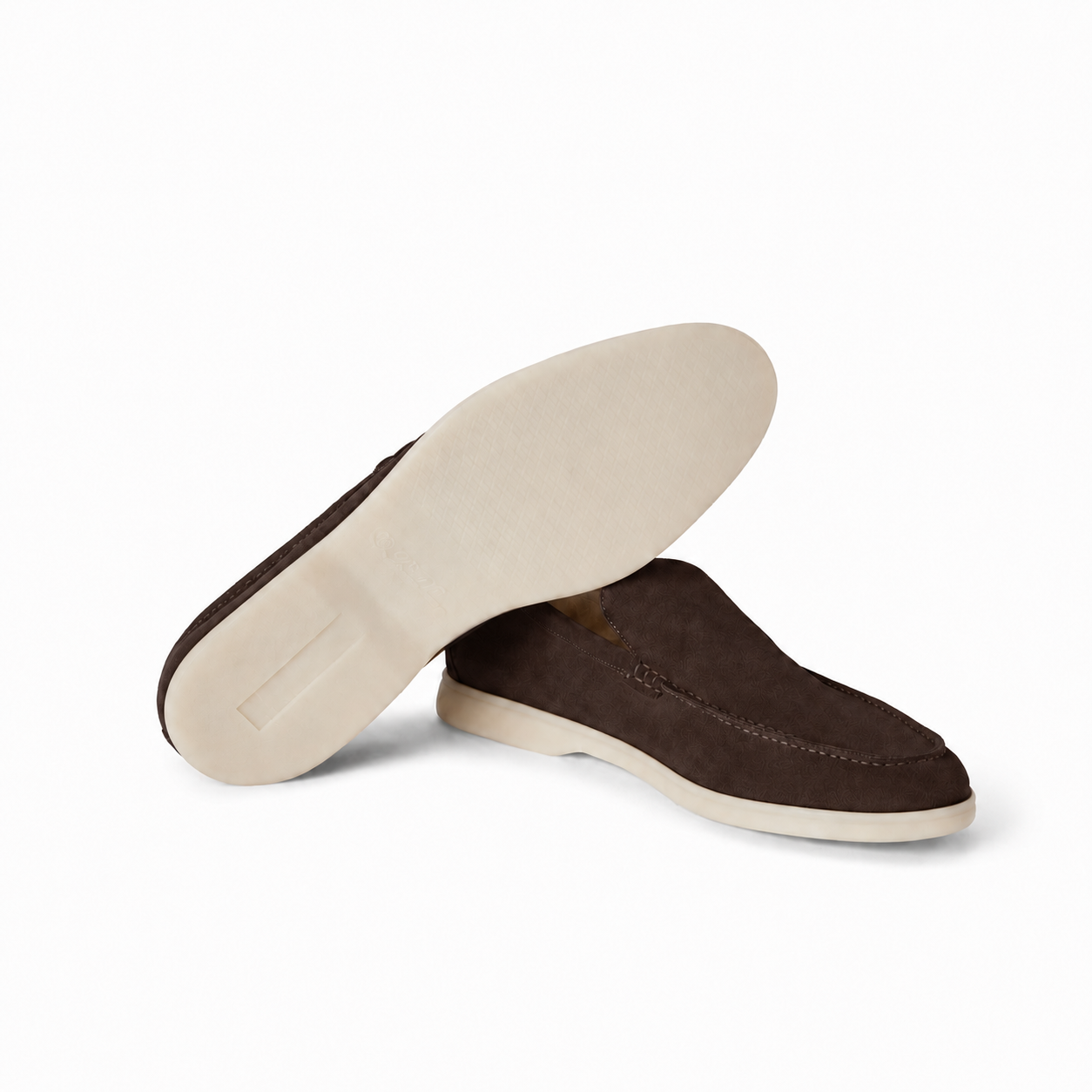 Loro Piana Mokassin Summer Walk - Espresso Braun