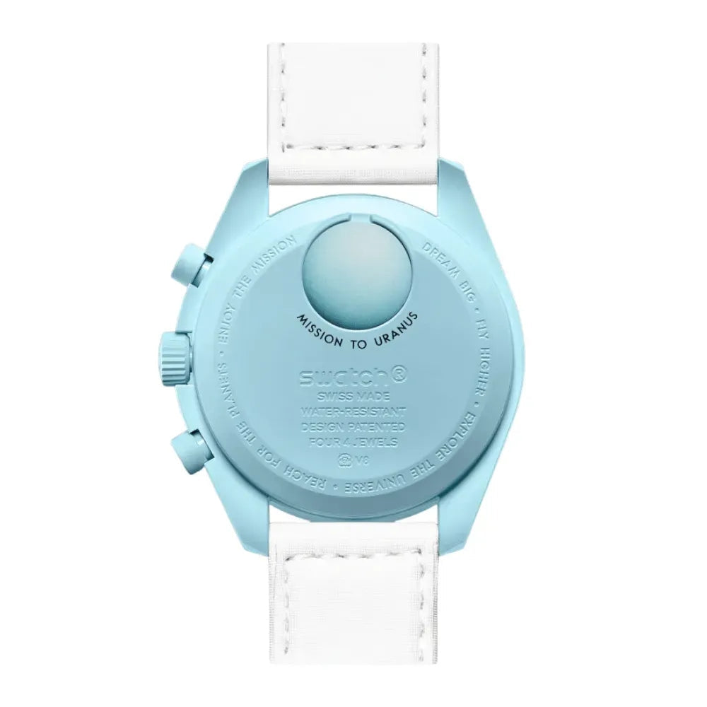 Omega X Swatch Speedmaster Moonswatch "mission to Uranus" Chronograph