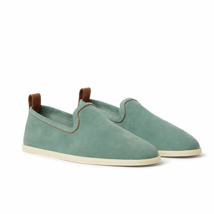 Loro Piana Mokassin Venice Walk - Pine Cloud