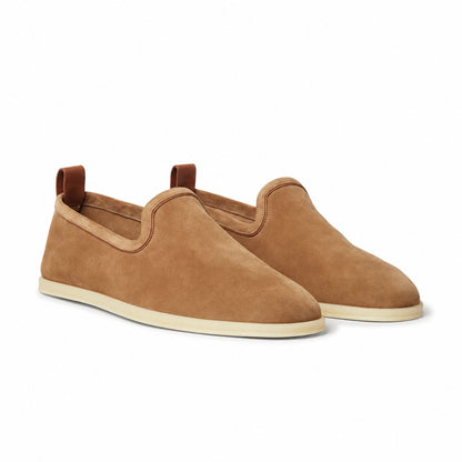 Loro Piana Mokassin Venice Walk - Dark Birch