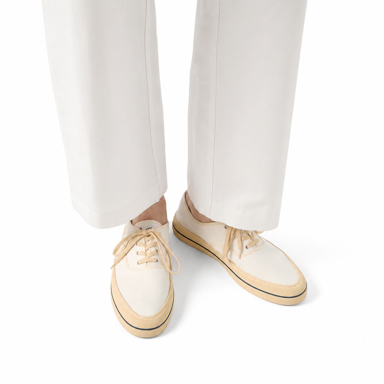 Loro Piana Sneaker Nantucket Walk Herren - Natural