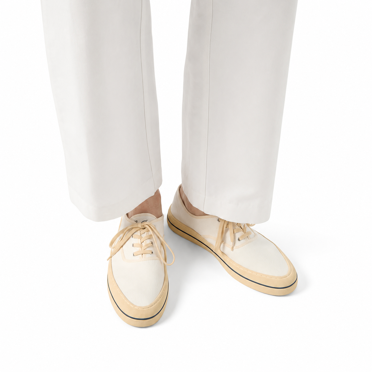 Loro Piana Sneaker Nantucket Walk Herren - Natural
