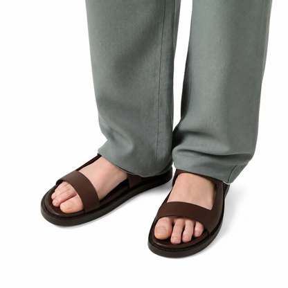 Loro Piana Sandale New Nama Walk - Dark Moka