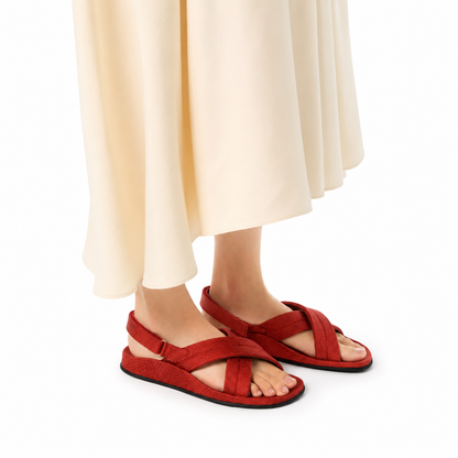 Loro Piana Sandale Hector Damen - Autumn Orange
