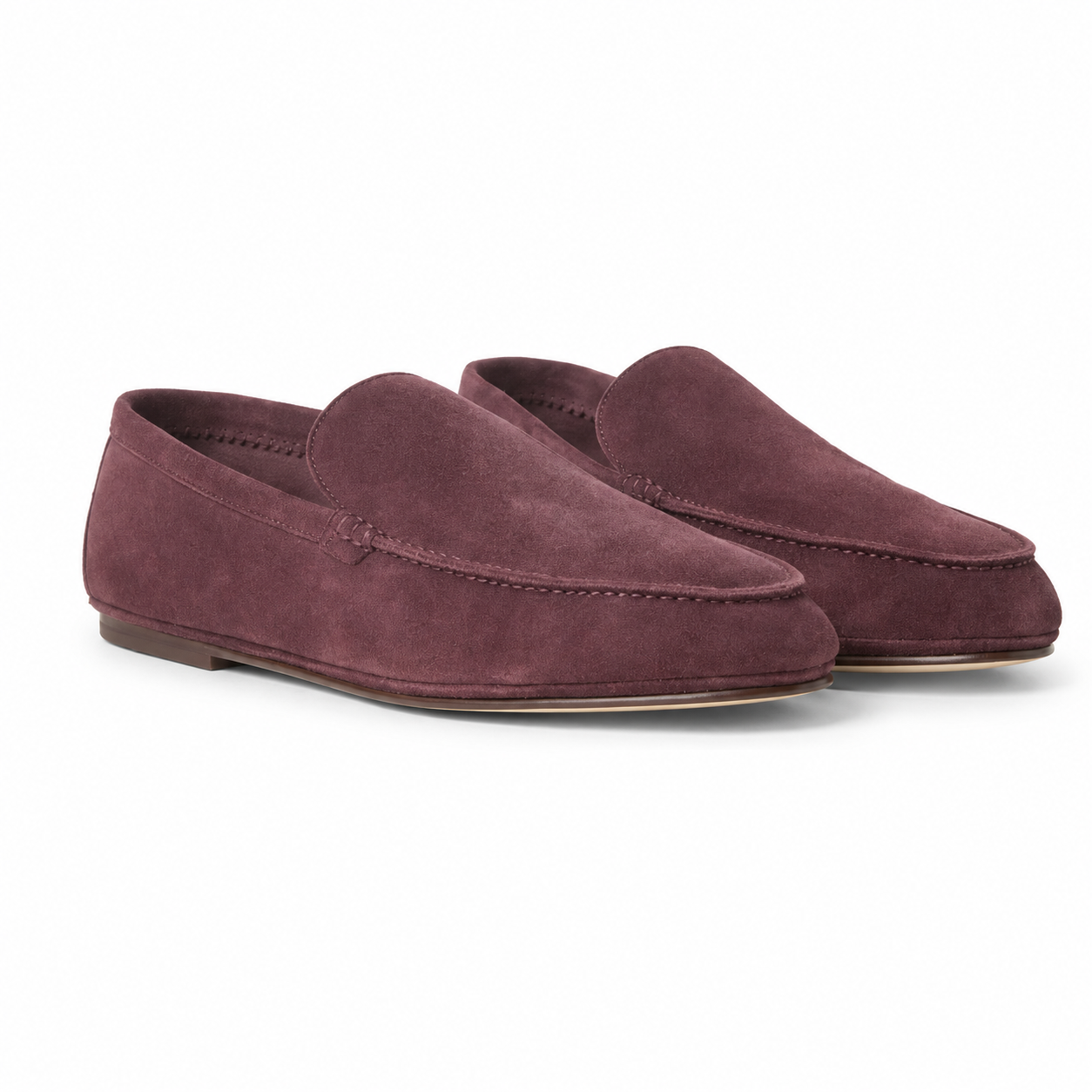 Loro Piana Mokassin Summer Anton Walk - Grape Fruit
