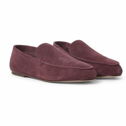 Loro Piana Mokassin Summer Anton Walk - Grape Fruit