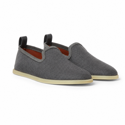 Loro Piana Mokassin Venice Walk the Gift of Kings® - Steel Whisper Melange