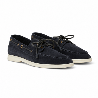 Loro Piana Mokassin Sea-Sail Walk - Blue Navy
