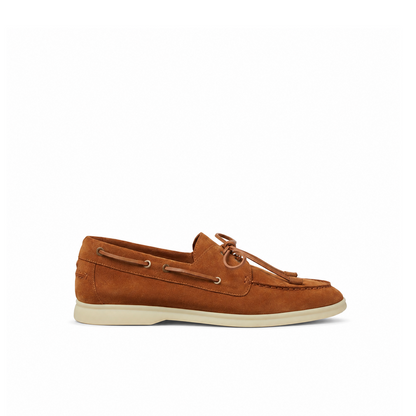 Loro Piana Mokassin Sea-Sail Walk - Cocoa