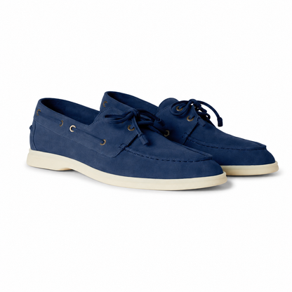 Loro Piana Mokassin Sea-Sail Walk - Indigoblau