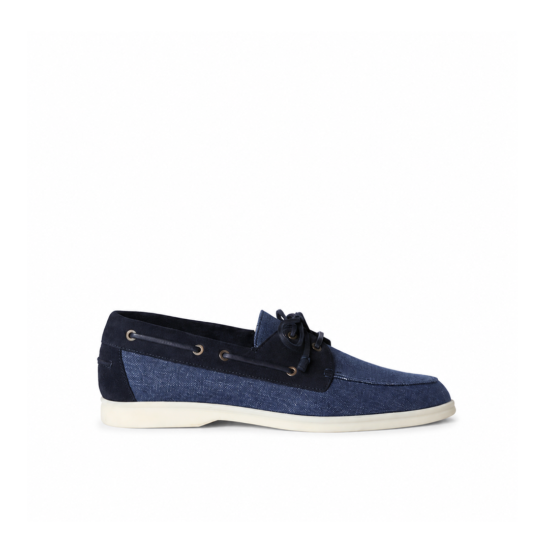 Loro Piana Mokassin Sea-Sail Walk - Surge Blue