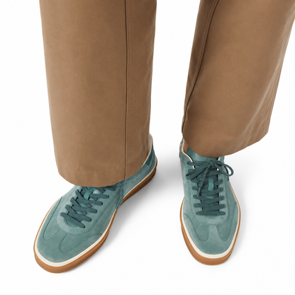 Loro Piana Sneaker Tennis Walk Herren - Pine Cloud