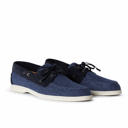 Loro Piana Mokassin Sea-Sail Walk - Surge Blue