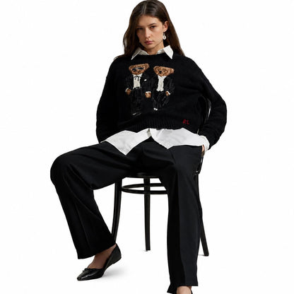 Ralph Lauren the Ralph & Ricky Tuxedo Bear Pullover