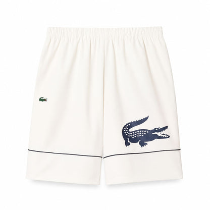 Lacoste Tennis-Shorts Aus Bedrucktem Diamant-Taft