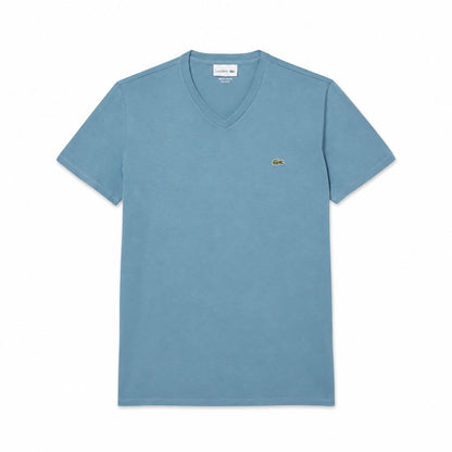 Lacoste Herren V-Ausschnitt T-SHIRT Aus Leichter Pima-Baumwolle