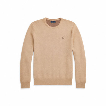Ralph Lauren Mesh-Strick Baumwoll-Pullover Mit Rundhalsausschnitt