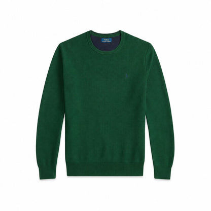 Ralph Lauren Mesh-Strick Baumwoll-Pullover Mit Rundhalsausschnitt