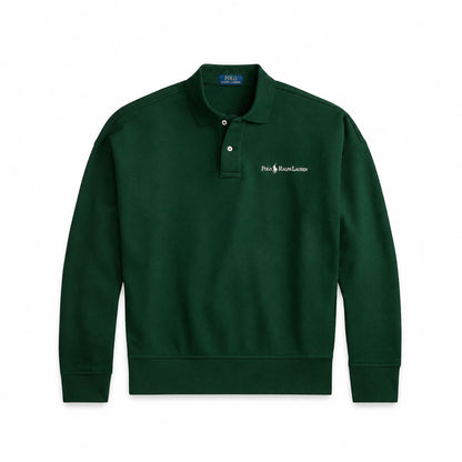 Ralph Lauren Logo Sweatshirt Mit Polokragen