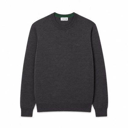 Lacoste Merinowolle Pullover Mit Rundhalsausschnitt
