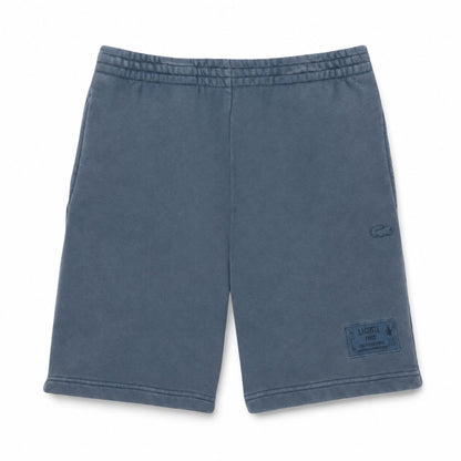 Lacoste Baumwoll-Fleece Shorts Mit Wascheffekt