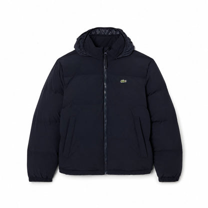 Lacoste Wasserabweisende Daunenjacke Mit Kapuze