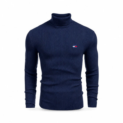 Tommy Hilfiger Rollkragen-Pullover Mit Zopfmuster Aus Wolle
