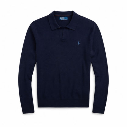 Ralph Lauren Woll-Pullover Mit Johnny-Kragen