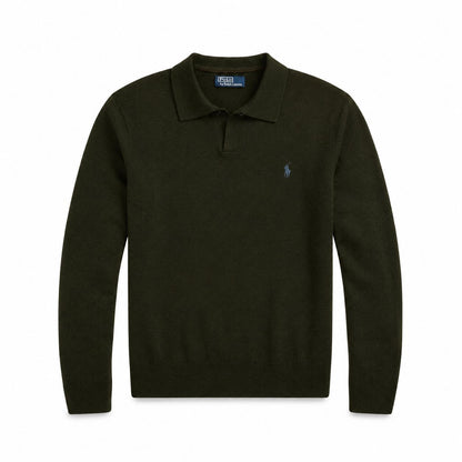 Ralph Lauren Woll-Pullover Mit Johnny-Kragen