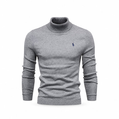 Ralph Lauren Rollkragen Zopfmuster Woll-Pullover