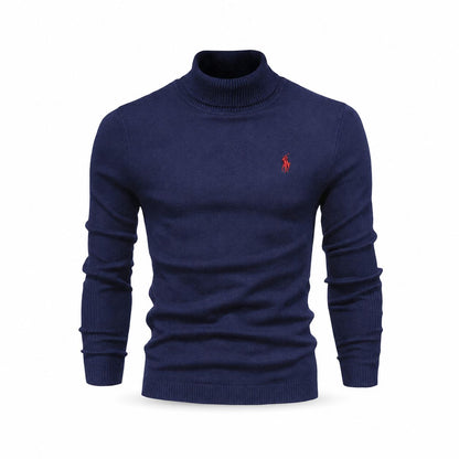 Ralph Lauren Rollkragen Zopfmuster Woll-Pullover