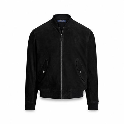 Ralph Lauren Wildleder Bomberjacke