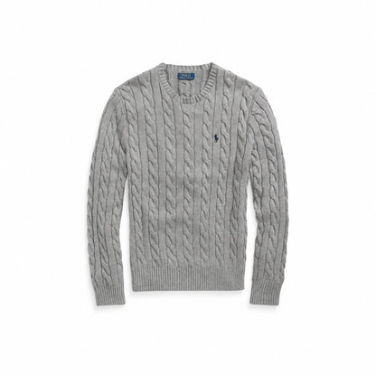 Ralph Lauren Baumwoll-Pullover Mit Zopfmuster