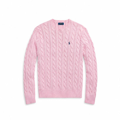 Ralph Lauren Baumwoll-Pullover Mit Zopfmuster