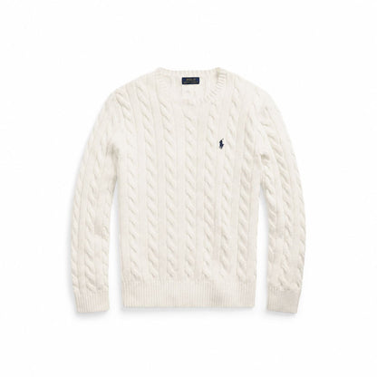 Ralph Lauren Baumwoll-Pullover Mit Zopfmuster