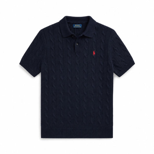 Ralph Lauren Polo-Pullover Aus Baumwolle Mit Zopfmuster