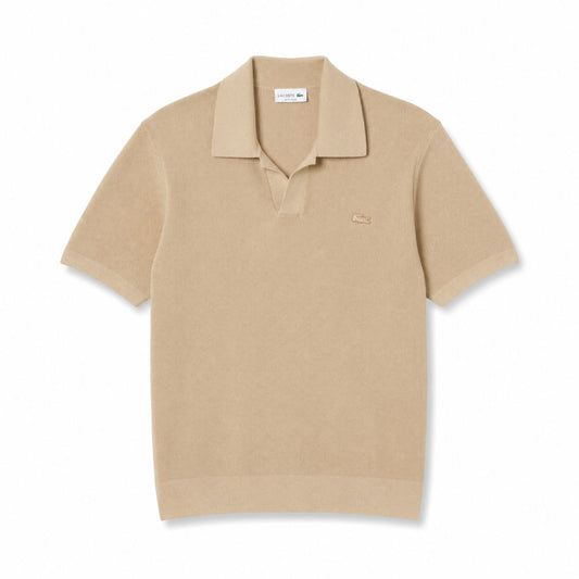 Lacoste Polo-Pullover Aus Baumwoll-Mix Mit Offenem Kragen