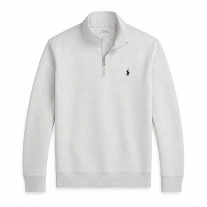 Ralph Lauren Doppelstrick Stehkragen Pullover Mit Reißverschluss