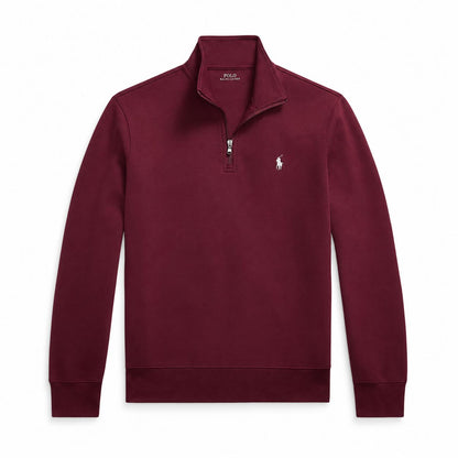 Ralph Lauren Doppelstrick Stehkragen Pullover Mit Reißverschluss