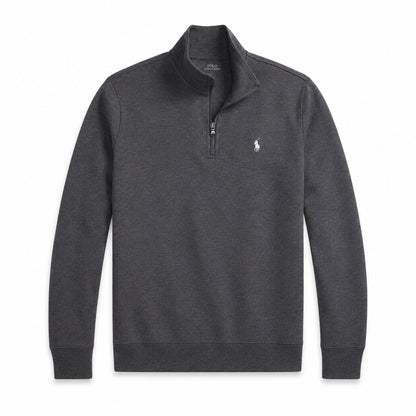 Ralph Lauren Doppelstrick Stehkragen Pullover Mit Reißverschluss
