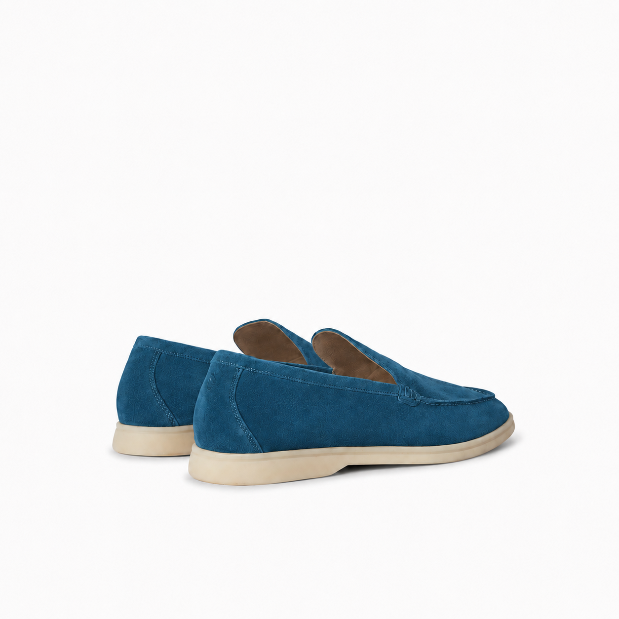 Loro Piana Mokassin Summer Walk - Petrolblau