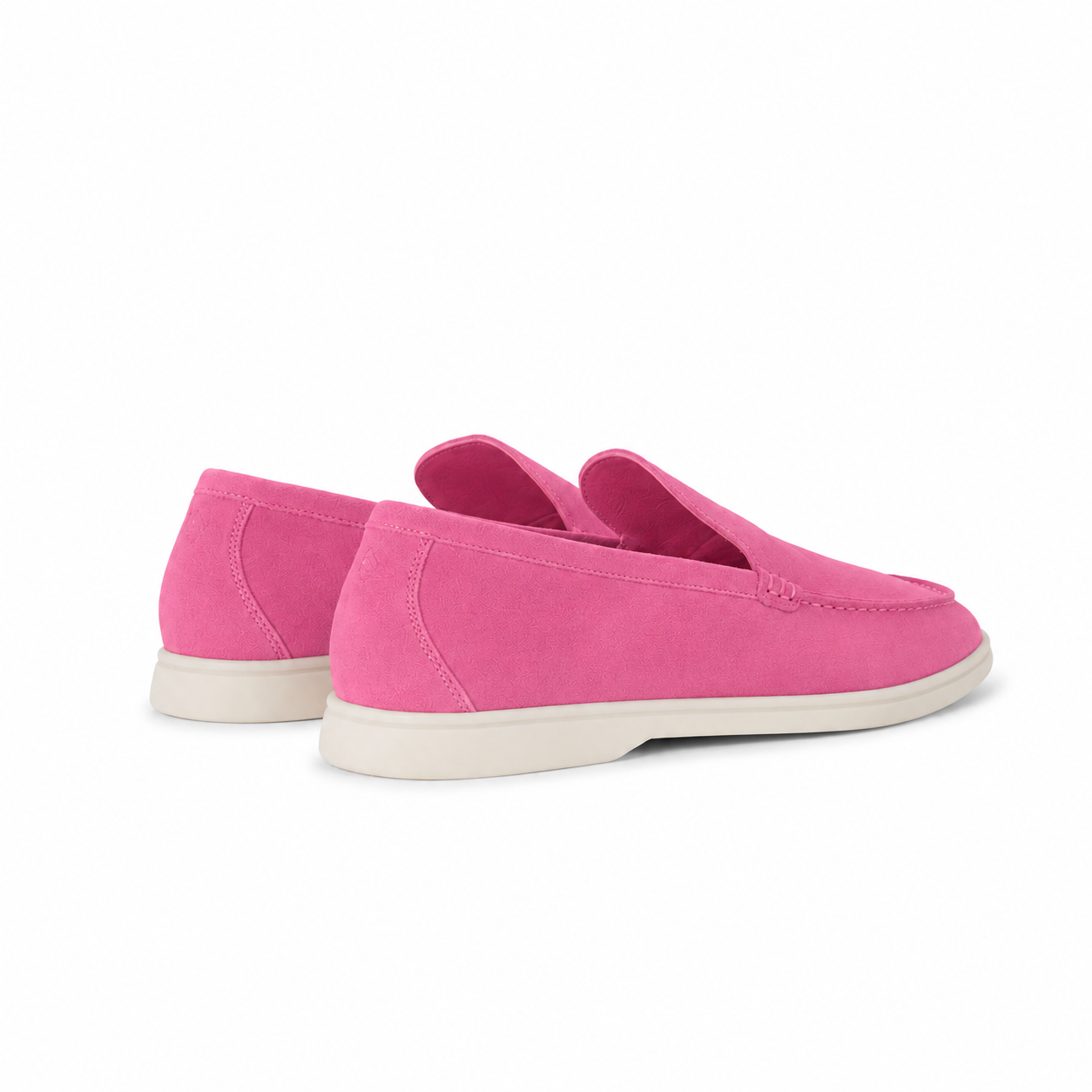 Loro Piana Mokassin Summer Walk - Fuchsia Rosa