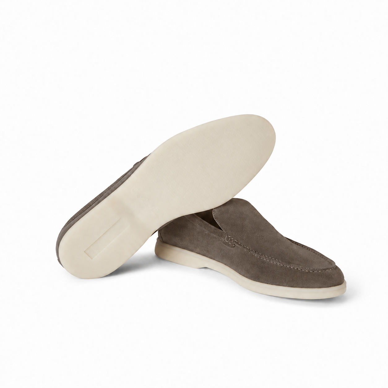 Loro Piana Mokassin Summer Walk - Taupebraun