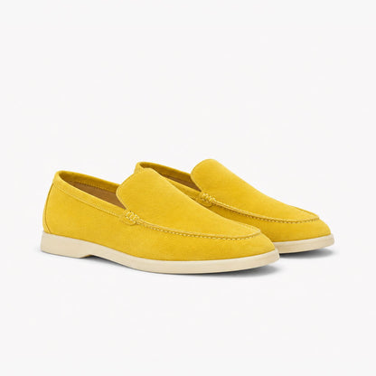 Loro Piana Mokassin Summer Walk - Safrangelb