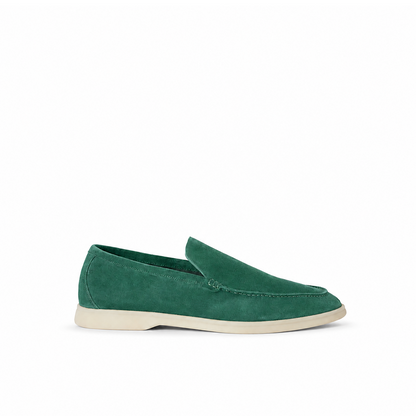 Loro Piana Mokassin Summer Walk - Smaragdgrün