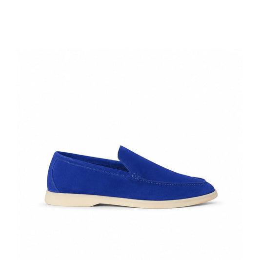 Loro Piana Mokassin Summer Walk - Royalblau