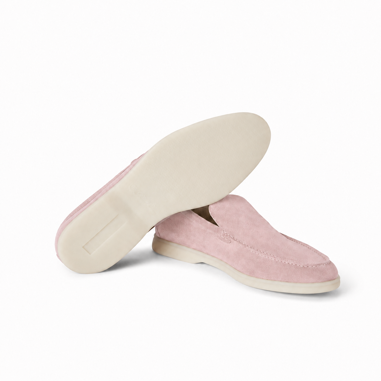 Loro Piana Mokassin Summer Walk - Puderrosa