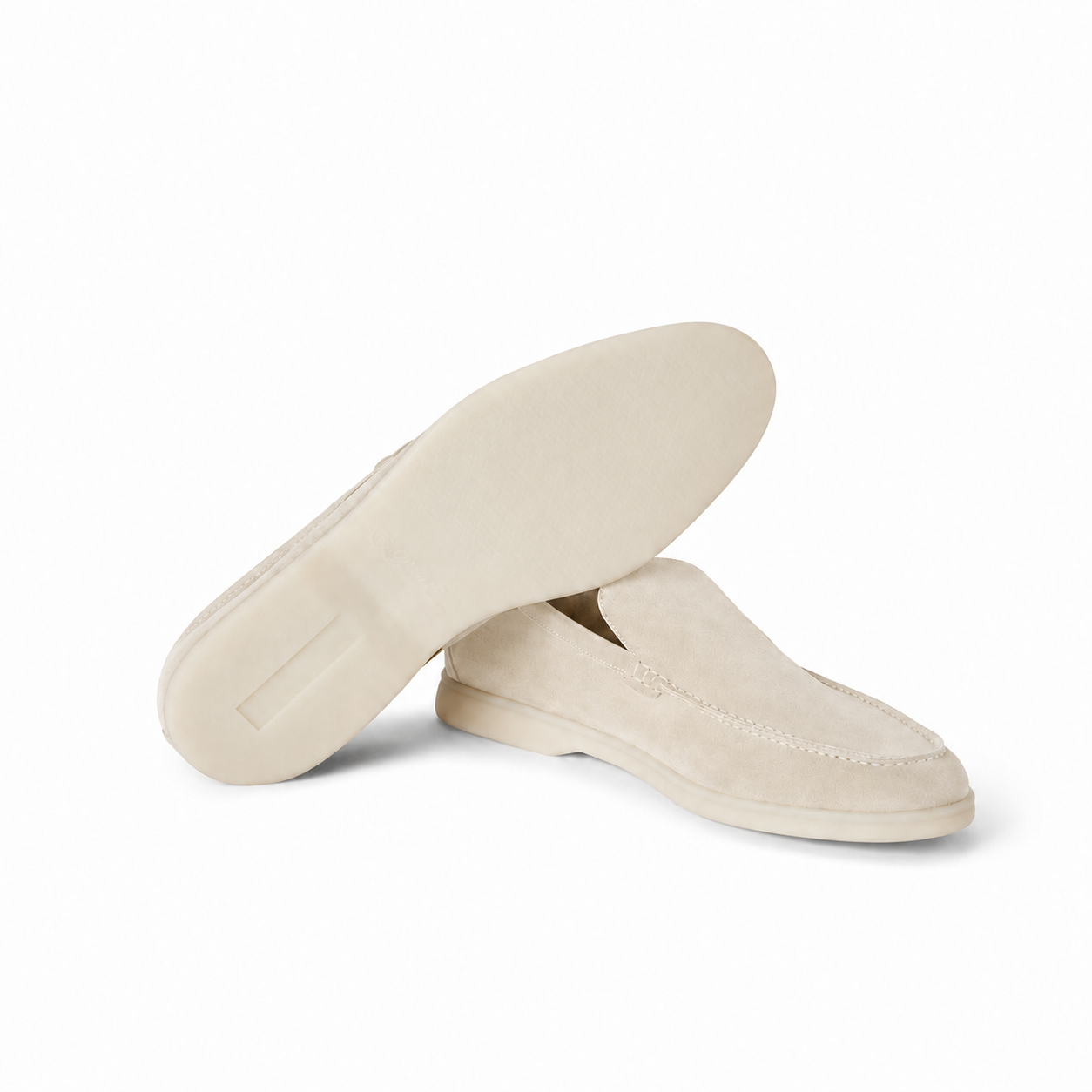 Loro Piana Mokassin Summer Walk - Sandbeige