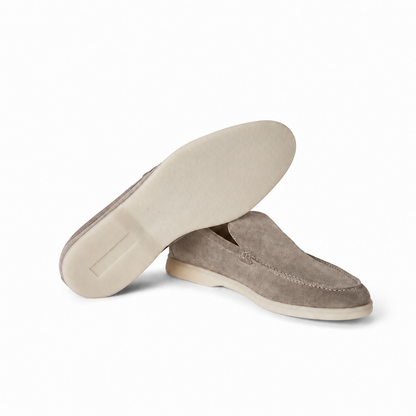 Loro Piana Mokassin Summer Walk - Greige